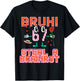 Bruh Steal A Brainrot Meme 6 7 Valentines Day Kids Boy Youth T-Shirt - T-Shirt | Black