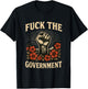 Fuck The Government Protest Resist Design T-Shirt - T-Shirt | Black