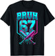 Baseball Bruh 67 Meme Ice Cream Drip Six Seven Birthday Boy T-Shirt - T-Shirt | Black