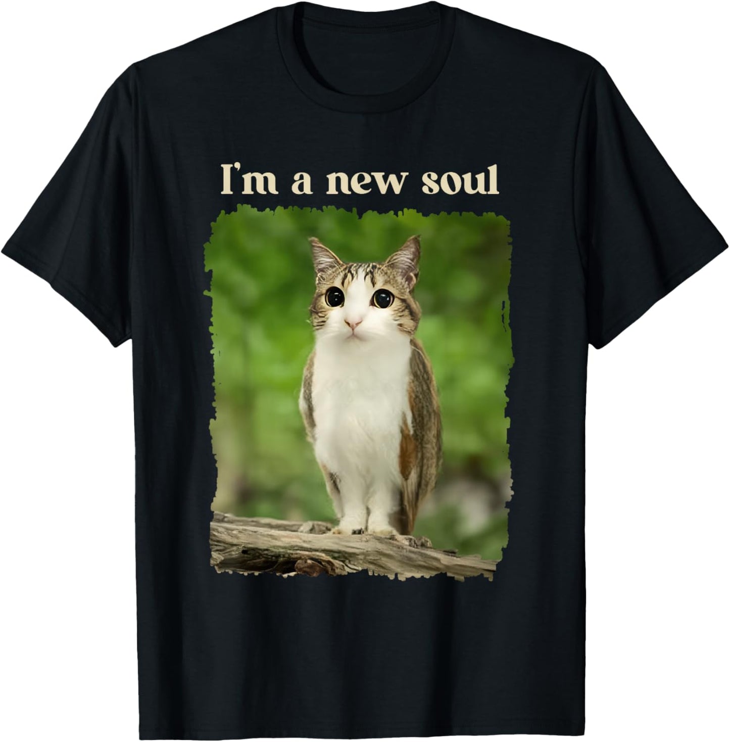 Funny Meowl Meme, Cat Owl Meme Brainrot Gen Alpha Meme T-Shirt - T-Shirt | Black
