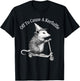 Off to Cause A Kerfuffle Funny Possum Meme Opossum T-Shirt - T-Shirt | Black