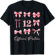 Kids 12th Birthday Girl Coquette Bow Pink Official Preteen T-Shirt - T-Shirt | Black