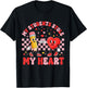 My Students Stole My Heart Cute Teacher Valentines School T-Shirt - T-Shirt | Black