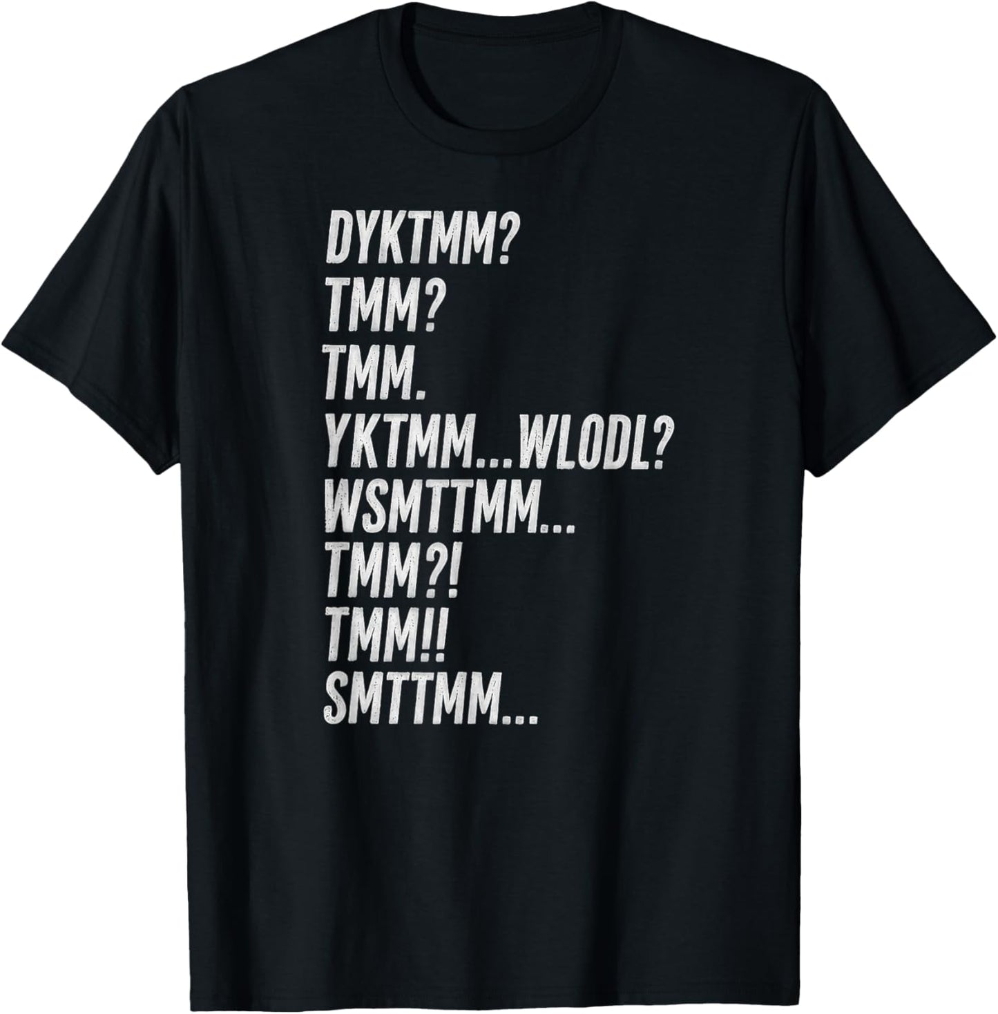 Do You Know The Muffin Man DYKTMM T-Shirt - T-Shirt | Black