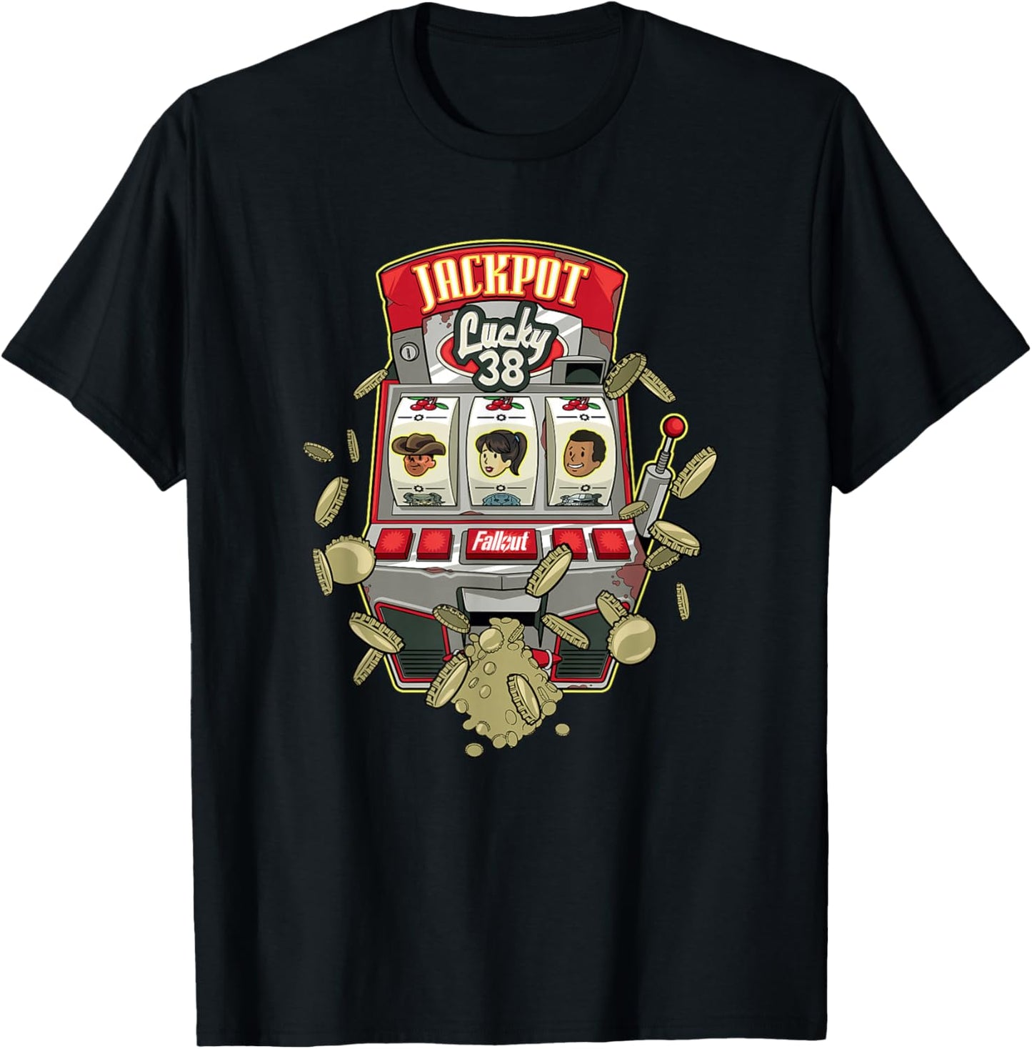 Fallout - Jackpot T-Shirt - T-Shirt | Black