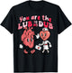 Valentines Day Nurse Lub to My Dub Cardiac Scrub Top Women T-Shirt - T-Shirt | Black