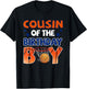 Basketball Cousin of The Birthday Boy Family Matching T-Shirt - T-Shirt | Black