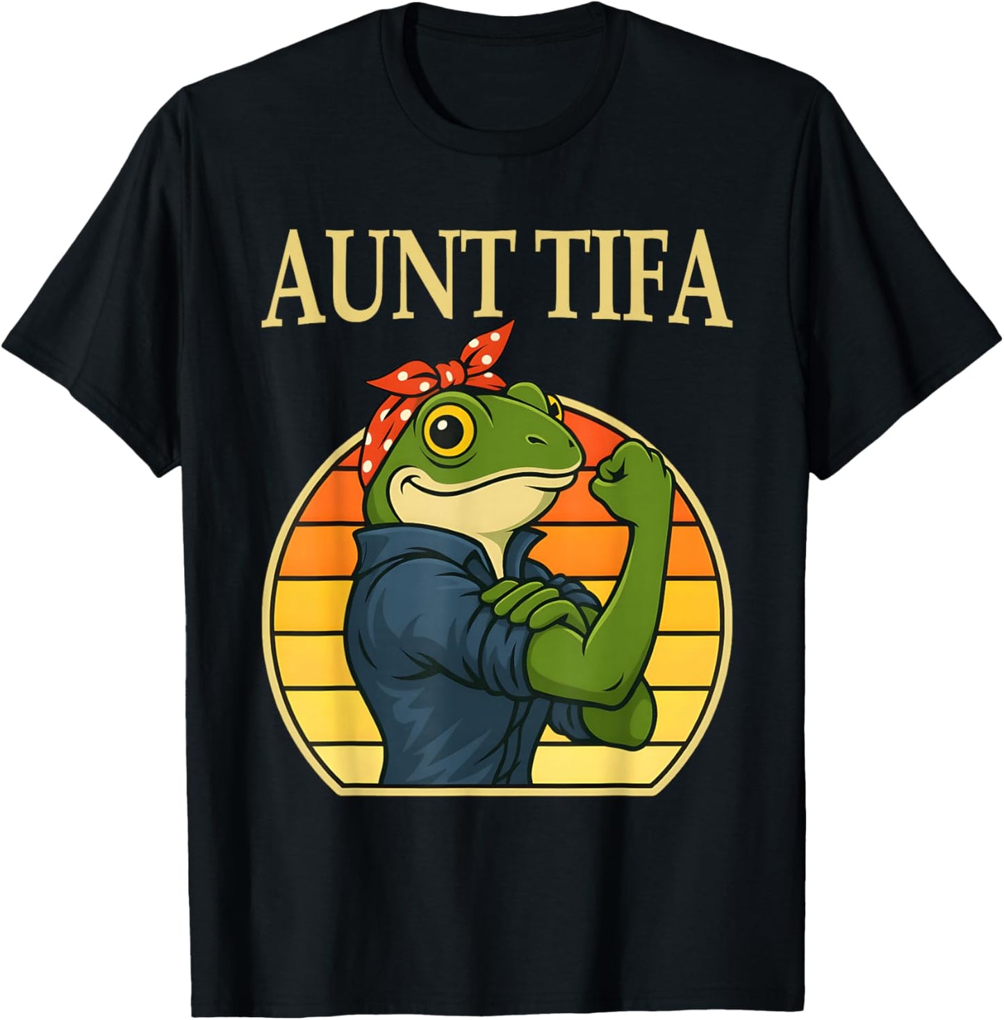 Resist Frog Retro Empowerment Strength Women Feminist T-Shirt - T-Shirt | Black