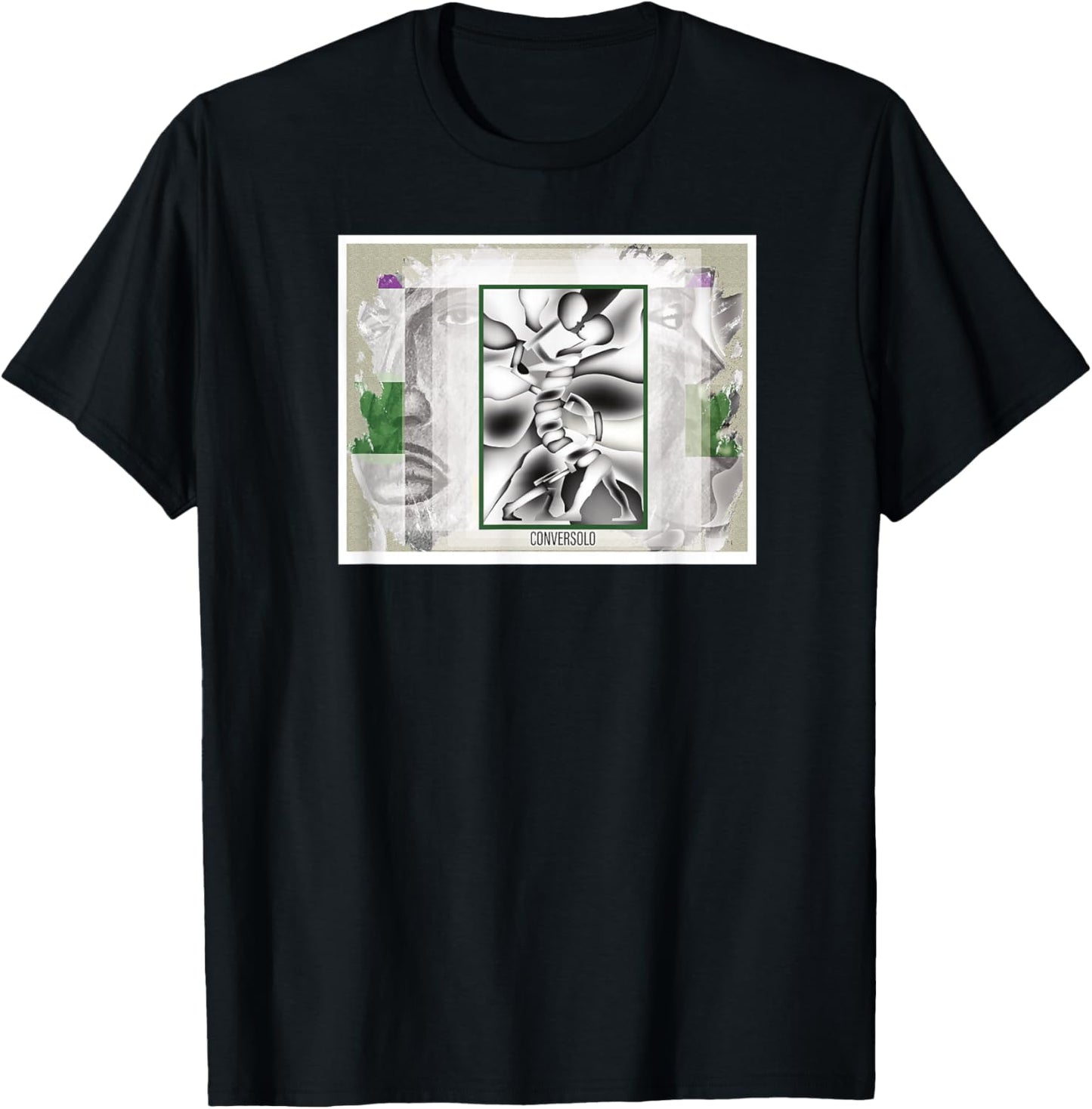 CONVERSOLO - Original Artwork Apparel, Color Wheel Edition T-Shirt - T-Shirt | Black