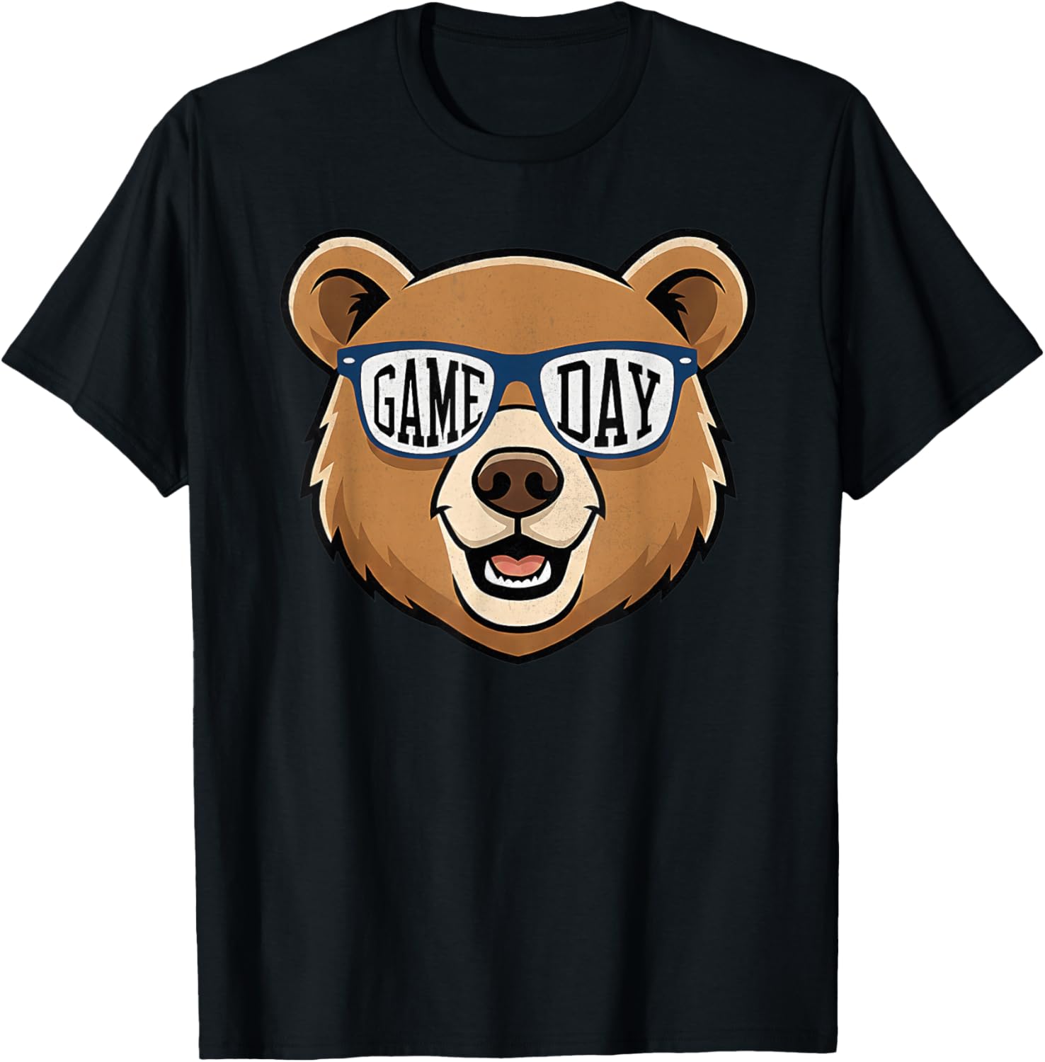Bear Cub Game Day Graphic T-Shirt - T-Shirt | Black