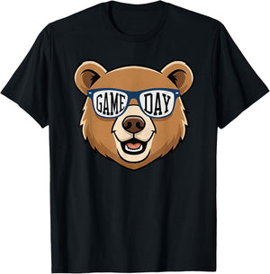 Bear Cub Game Day Graphic T-Shirt - T-Shirt | Black