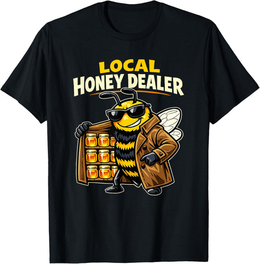 Beekeeper Local Honey Dealer Bee Beekeeping Men Women T-Shirt - T-Shirt | Black