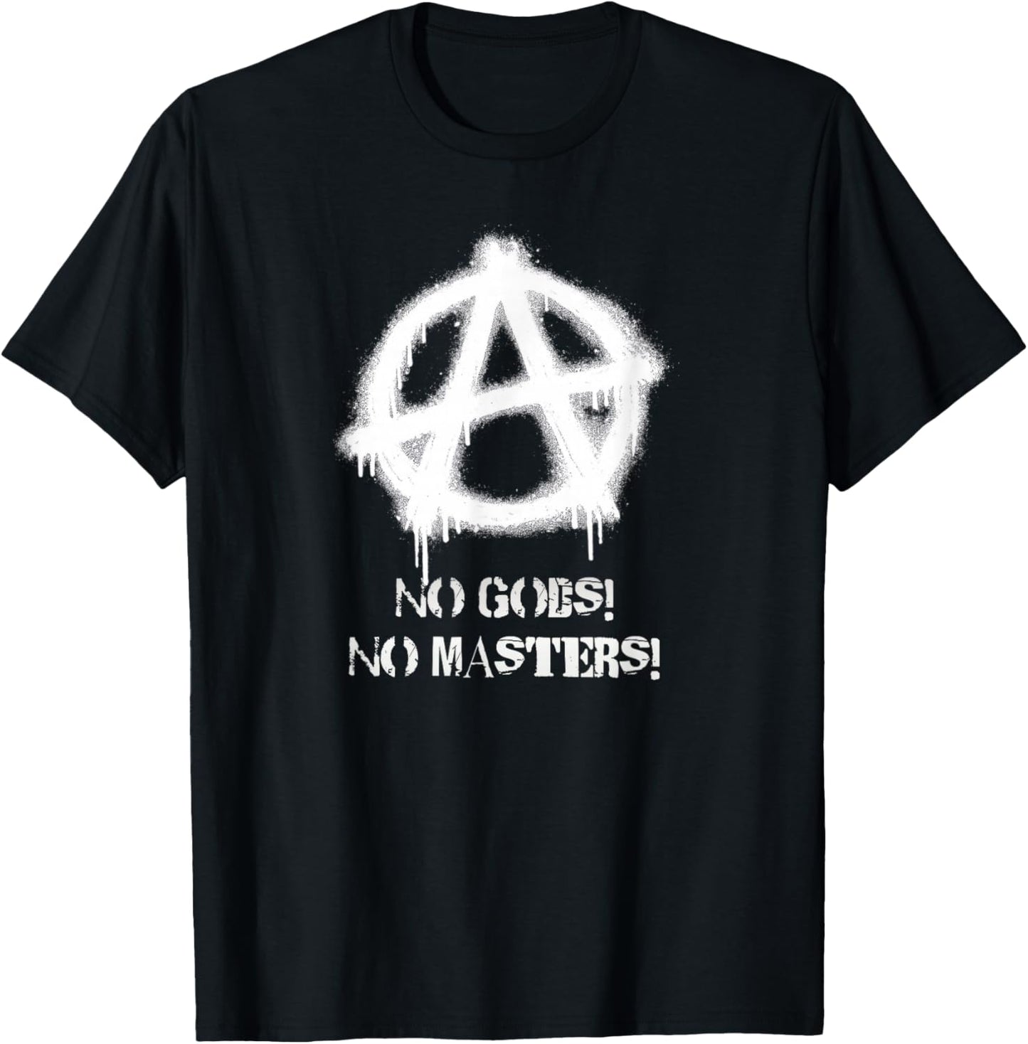 Anarchy Signs, Punks, Punk Rock, Anarchy T-Shirt - T-Shirt | Black