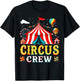 Circus Staff Event Costume Carnival Staff Crew Tent Party T-Shirt - T-Shirt | Black