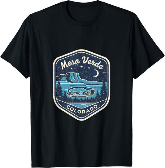 Mesa Verde National Park Colorado Travel Adventure Nature T-Shirt - T-Shirt | Black