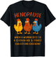 Henopause Women Collecting Chicken Funny T-Shirt - T-Shirt | Black