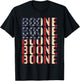 Boone American Flag Distressed Vintage T-Shirt - T-Shirt | Black