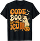 Code Boo in The ICU Nurse Halloween Costume Ghost Nursing T-Shirt - T-Shirt | Black