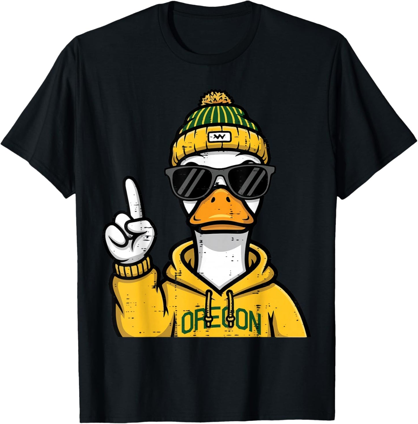 Duck Sunglasses Girls Youth Teen Kids Men Boys Women T-Shirt - T-Shirt | Black