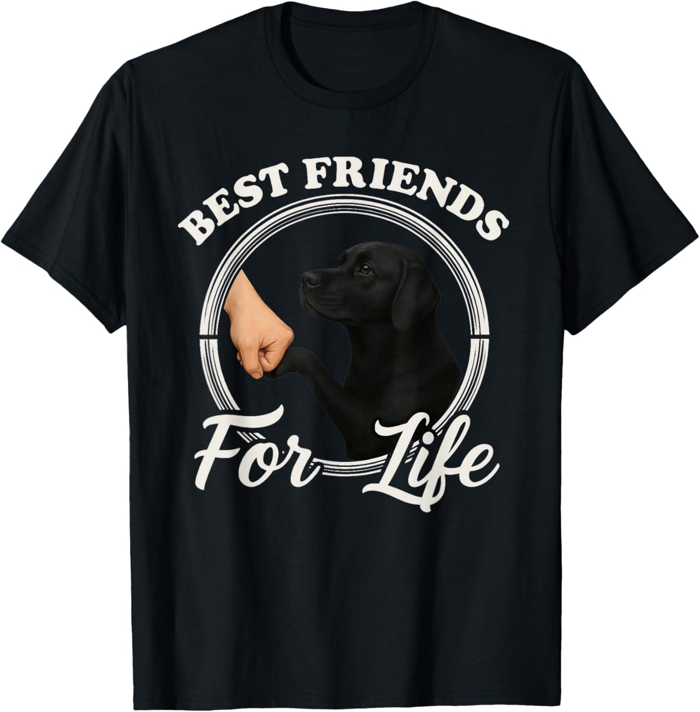Black Labrador Dog Lover Design Beautiful Black Lab T-Shirt - T-Shirt | Black
