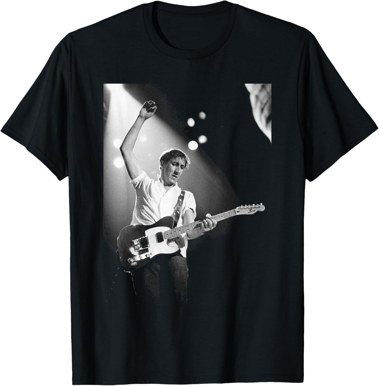 The Who It's Hard Album Tour Pete Townshend 1982 T-Shirt - T-Shirt | Black