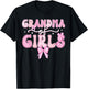 Grandma of Girls Grandma Girls Grandmother Coquette T-Shirt - T-Shirt | Black