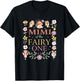 Mimi of The Fairy One 1St Birthday Girl Family Matching T-Shirt - T-Shirt | Black