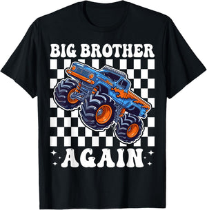 Big Brother Again 2026 Announcement Monster Truck Boys Boy T-Shirt - T-Shirt | Black
