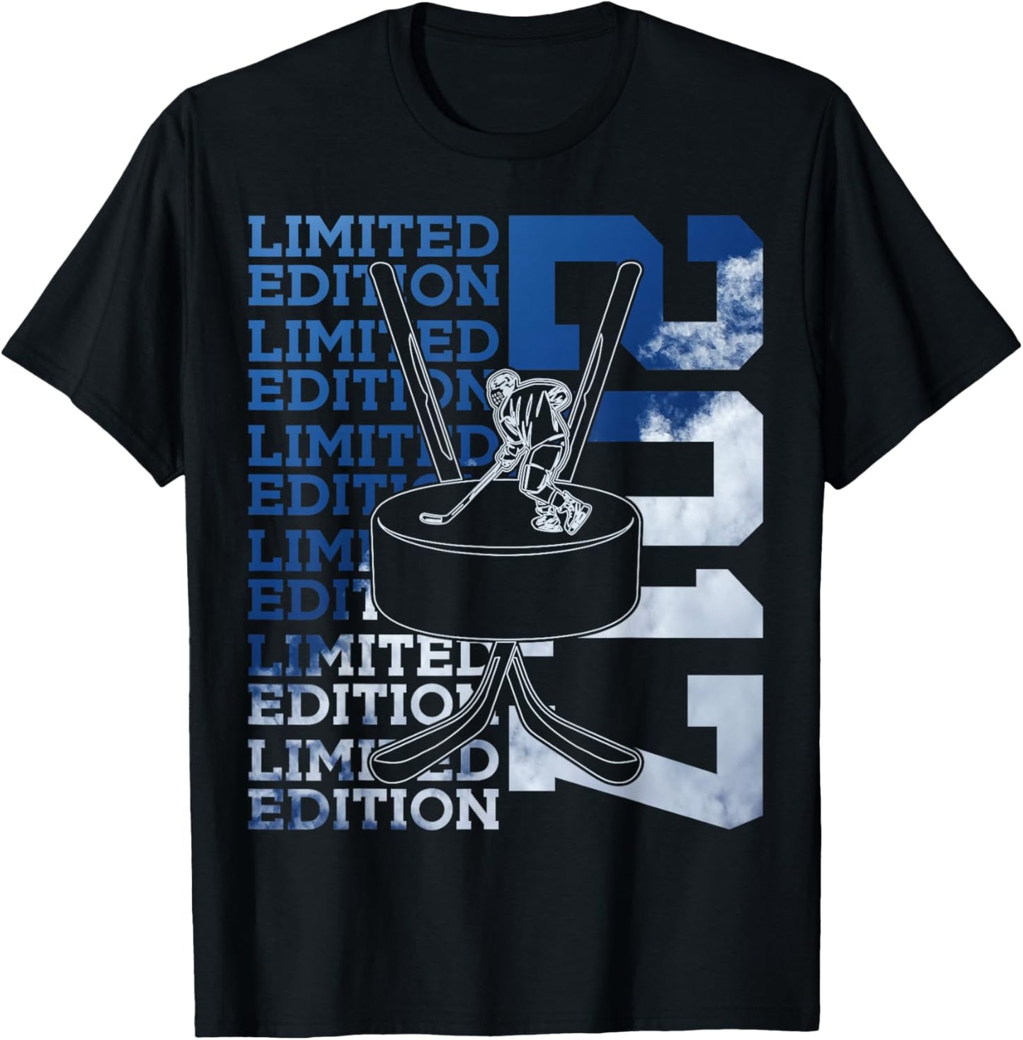 Limited Edition 2017 ICE Hockey 9TH Birthday T-Shirt - T-Shirt | Black