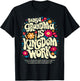 Being A Grandma is Kingdom Work Christian Quote T-Shirt - T-Shirt | Black