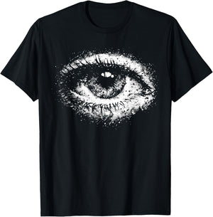 Cyber Goth y2k Occult Eye Aesthetic Dark Art Vintage 2000s T-Shirt - T-Shirt | Black