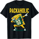 Funny Packaholic Green Bay Cheese Dabbing Cute Cheese Foodie T-Shirt - T-Shirt | Black