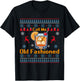 Call Me Old Fashioned Funny Whiskey Ugly Christmas Sweaters T-Shirt - T-Shirt | Black