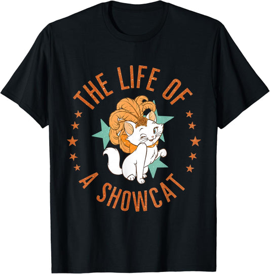 Funny Cat Era Life of Showcat Cat Lovers Men Women Kids T-Shirt - T-Shirt | Black