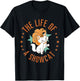 Funny Cat Era Life of Showcat Cat Lovers Men Women Kids T-Shirt - T-Shirt | Black