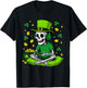 Boys St Patricks Day Irish Gamer Video Game Gaming Youth Kid T-Shirt - T-Shirt | Black