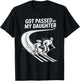 Got Passed by My Daughter Funny Skiing T-Shirt - T-Shirt | Black