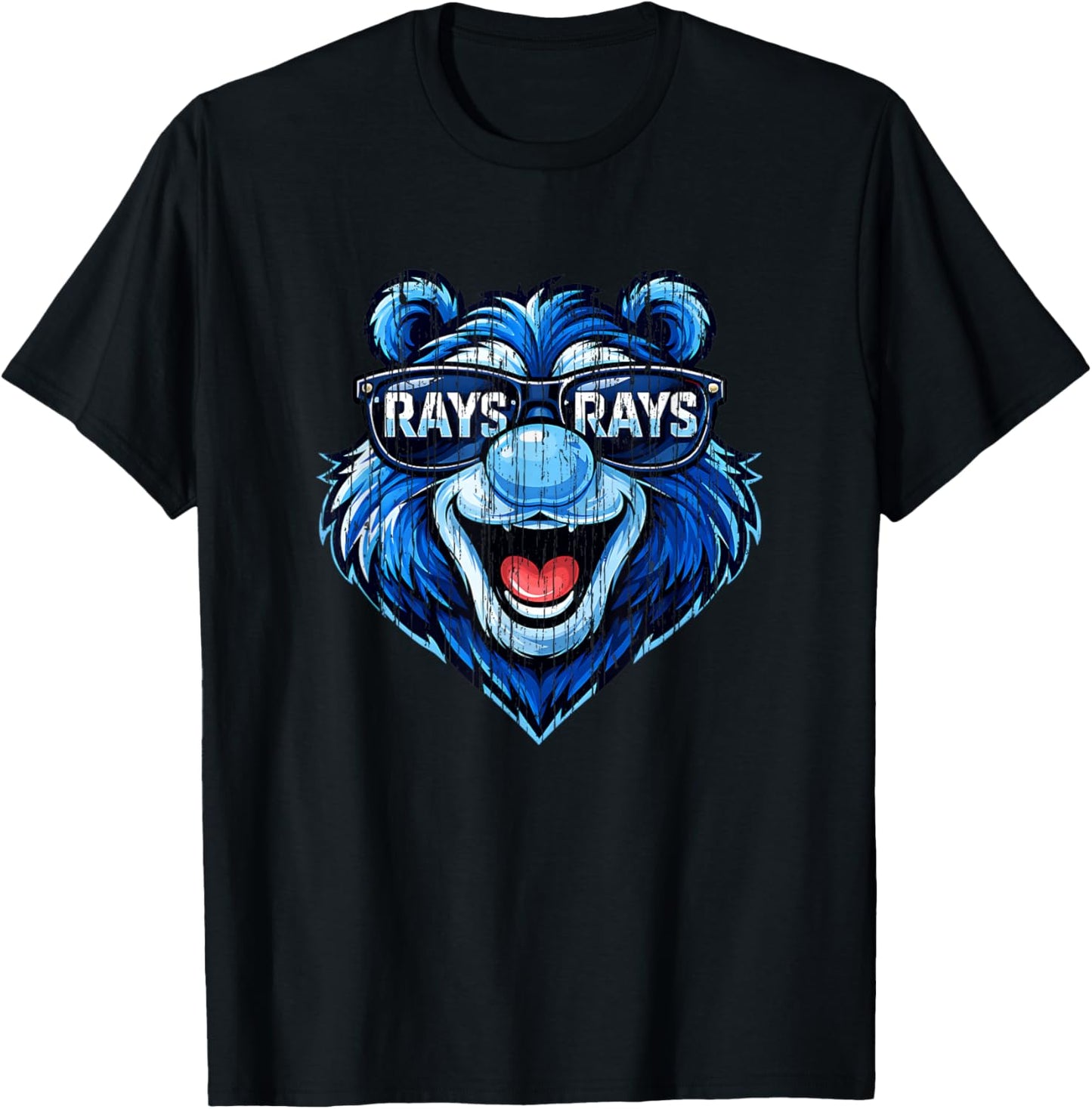 Rays Retro Gift Women Boys Girls Kids T-Shirt - T-Shirt | Black