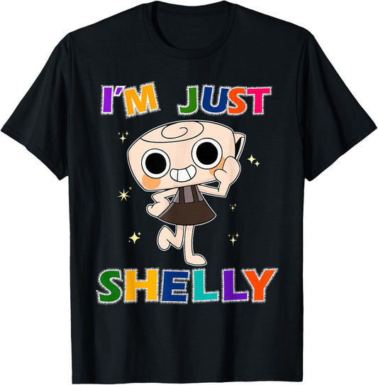 I'm Just Shelly Dandy's Pebble Funny Minimalist Humor Girls T-Shirt - T-Shirt | Black