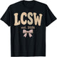 LCSW Est 2026 Licensed Clinical Social Worker T-Shirt - T-Shirt | Black