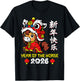 Chinese New Year 2026 Year of The Horse Lunar New Year 2026 T-Shirt - T-Shirt | Black