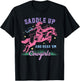 Saddle Up and Read 'Em Cowgirls T-Shirt - T-Shirt | Black
