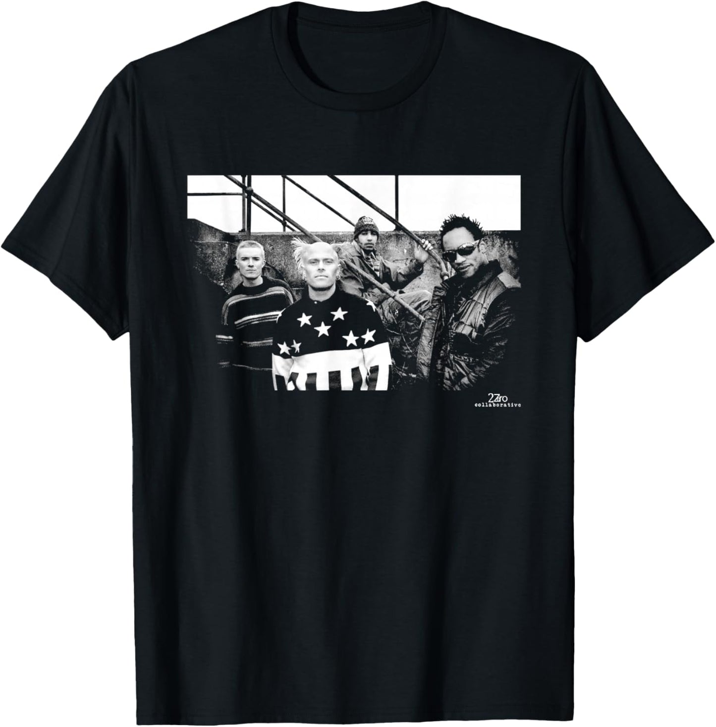 The Prodigy Firestarter Promo Photo by Phil Nicholls T-Shirt - T-Shirt | Black