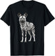 Retro African Wild Dog Lover Safari Nature Art T-Shirt - T-Shirt | Black