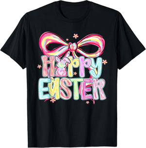 Preppy Women Girls Kids T-Shirt - T-Shirt | Black