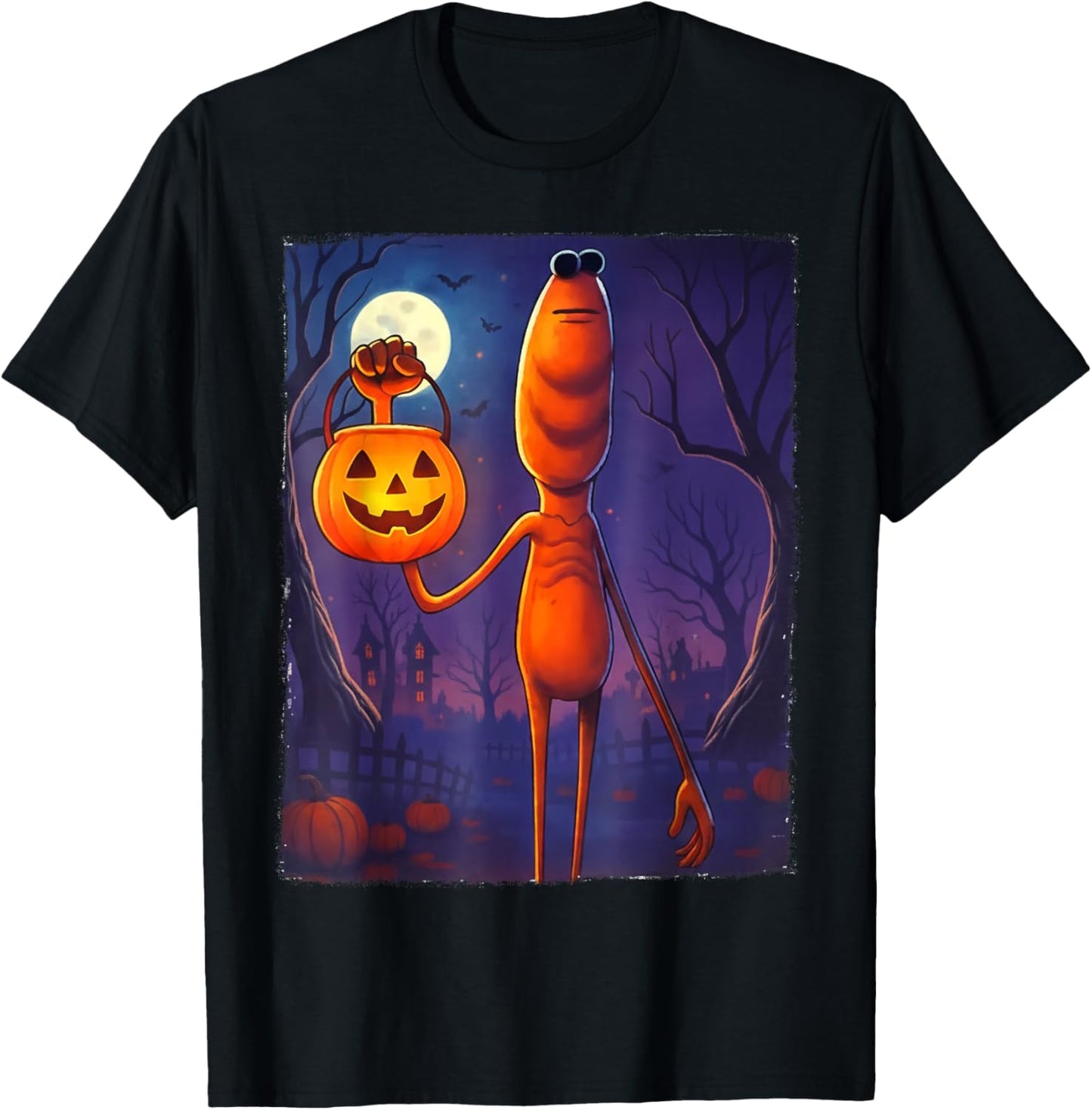 Marcus The Worm Halloween Custome T-Shirt - T-Shirt | Black