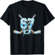67 Hockey Drip Six Seven Meme 6 7 Boys Teens Kids Ice Hockey T-Shirt - T-Shirt | Black