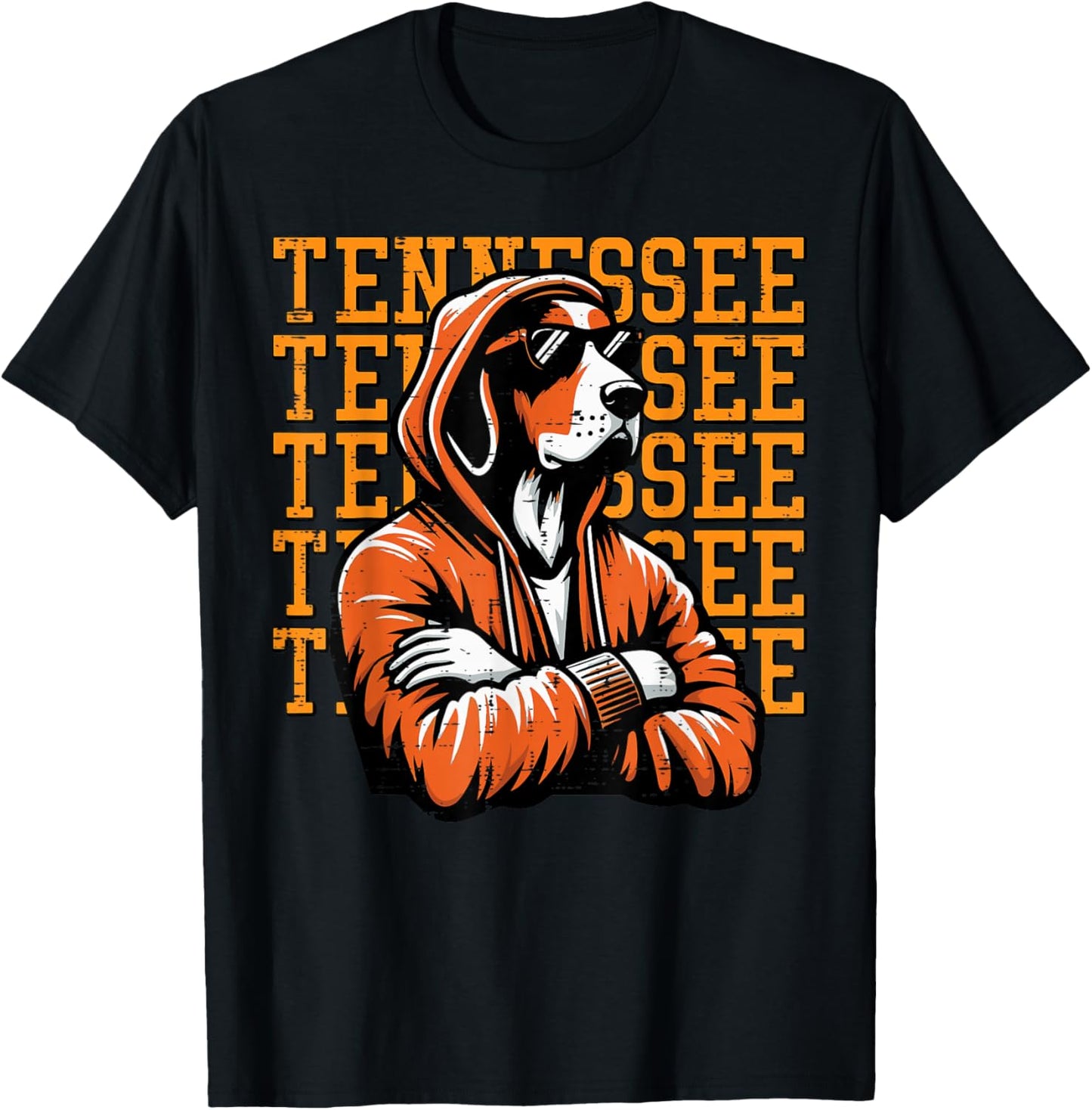 Tennessee Dog Women Kids Boys Girls Youth Teen Men T-Shirt - T-Shirt | Black