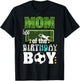 Soccer Birthday Party Mom of The Birthday Boy T-Shirt - T-Shirt | Black