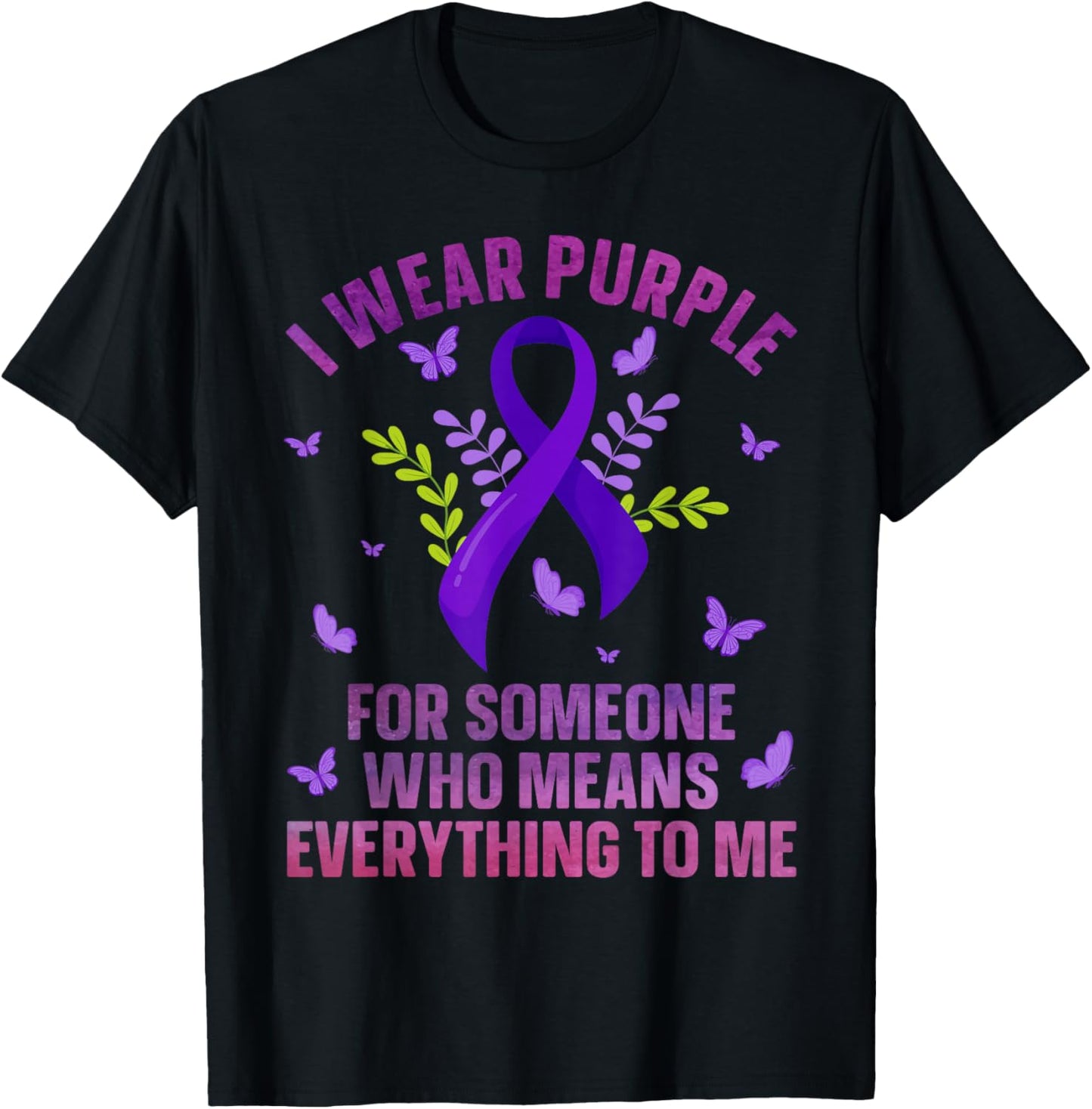 Funny Epilepsy Awareness Art Women Support Epilepsy T-Shirt - T-Shirt | Black